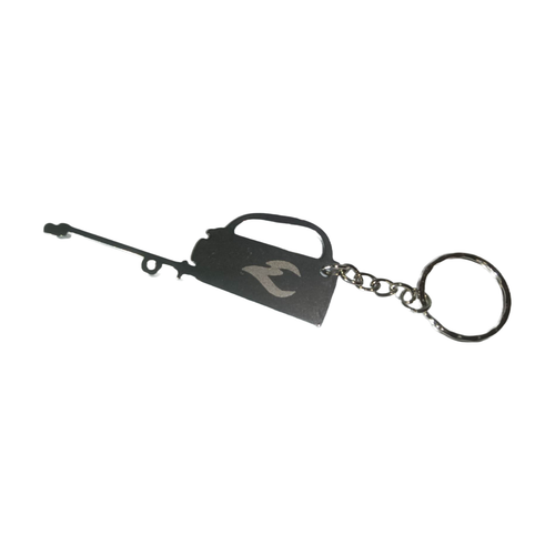 Drip Torch Stainless Steel Keyring - Picture 1 of 3