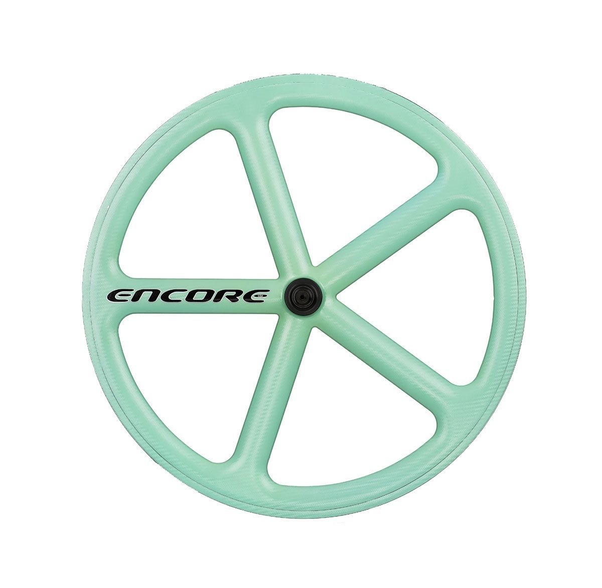 Ruota anteriore 700c pista 5 razze carbon weave celeste nmsw ENWCN4002 Encore Bi Ruota anteriore 700c pista 5 razze carbon weave celeste nmsw ENWCN4002 Encore Bi