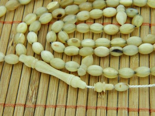 Ram horn barley 99 Beads Islamic Prayer Beads Misbaha Tesbih Turkey 303025 - Picture 10 of 12