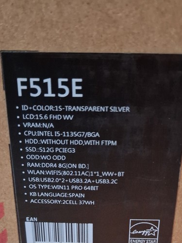 Ordenador Portátil Asus F515 nuevo - Ahorrate 110€ - Imagen 3 de 3