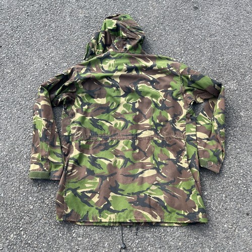 UK BRITISH ARMY SURPLUS ISSUE WOODLAND DPM CAMO S95 WINDPROOF SMOCK WIRED HOOD - Picture 6 of 6