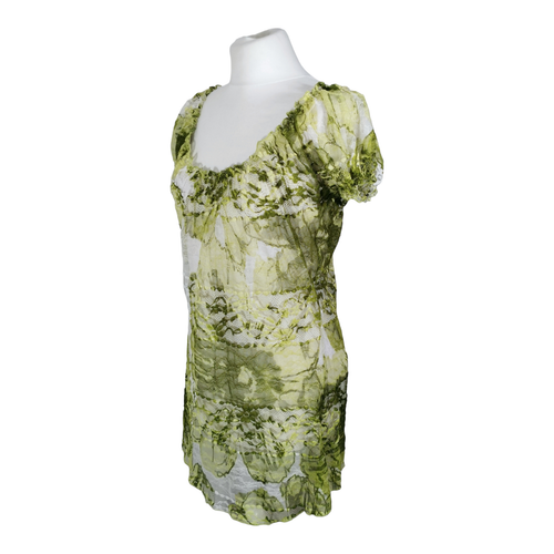 Green Lace Top Size 14 White Straps Double Layer 2 Piece PER UNA - Picture 5 of 21
