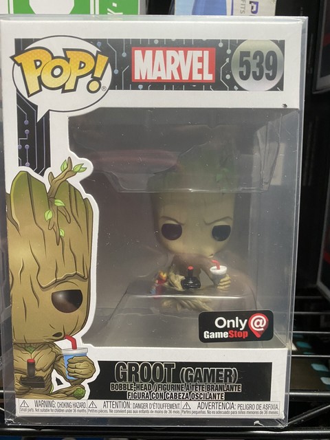 Funko Pop! Marvel #539 Gamer Groot Gamestop Exclusive Guardians Of the Galaxy | eBay