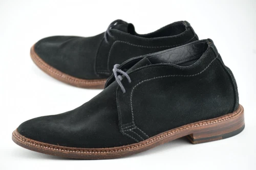 GOOD COND | ALDEN 10.5D BLACK UNLINED SUEDE CHUKKA BOOT 1497 10.5 D
