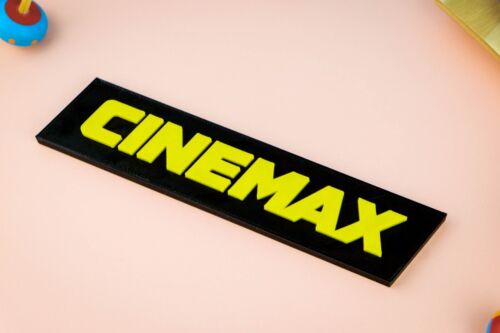 Cinemax 3D Printed Logo Sign Home Cinema Theater Decor Dolby Atmos THX DTSX - Picture 4 of 5