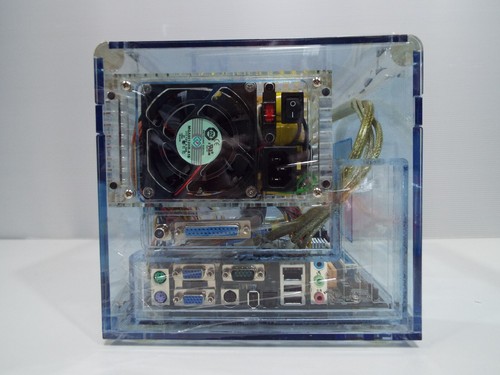 AOpen XC Cube Silent Sea Socket A Blue Crystal Acrylic Transparent Computer Case - 第 11/19 張圖片