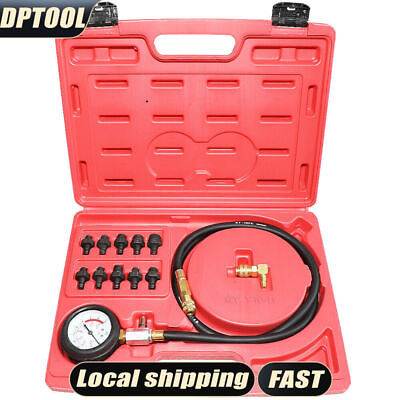 #ad Engine Oil Pressure Test Kit Gauge Diagnostic Tester Dectector Tool Set 0 140PSI $31.00