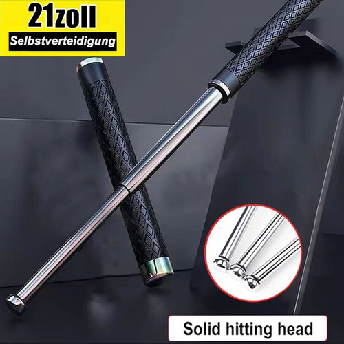 21Zoll Teleskopstange Teleskopstöcke Telescopic Rod Einstellbar Stahl Wanderstoc - Bild 14 von 16