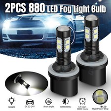 For 1999-2002 GMC Sierra 1500 2500 - 2x 880 LED Fog Light Bulbs 6000K White