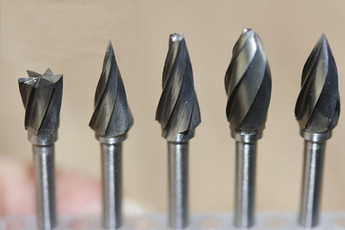 10-teiliges Wolframcarbid Frässtift-Set - 1/8 Zoll Schaft große einzelne Klinge Schneidbohrer f - Bild 2 von 12