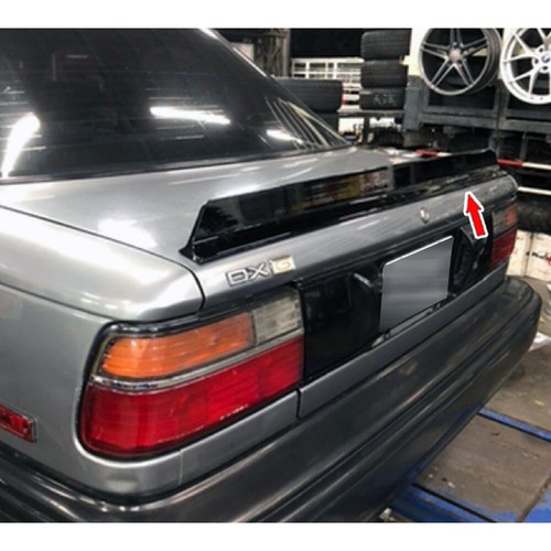 Unpainted LRS L Type For Toyota Corolla 6th Sedan Rear Trunk Lip Spoiler 1988 - 第 1/11 張圖片