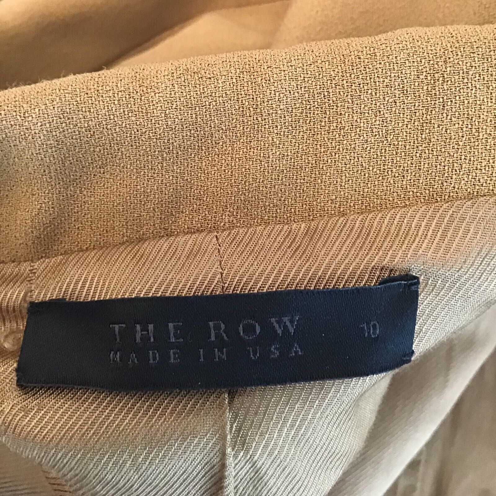 The Row Jacket 10 Brown Camel Boyfriend Blazer Wo… - image 7