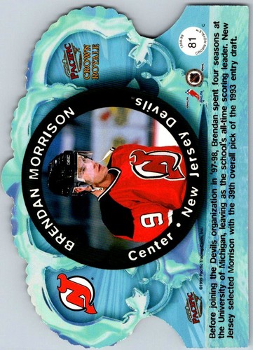 1998-99 Pacific Crown Royale GOLD NHL Hockey Base Cards - U-Pick From List - Picture 159 of 285
