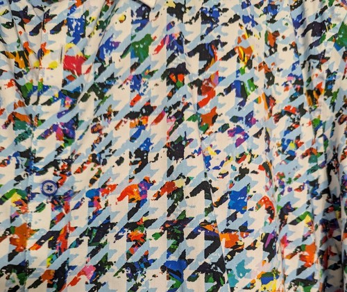 XXXL 3XL Robert Graham Shirt Mens Button Down Long Sleeve Ski Slope Aspen  - Picture 2 of 8