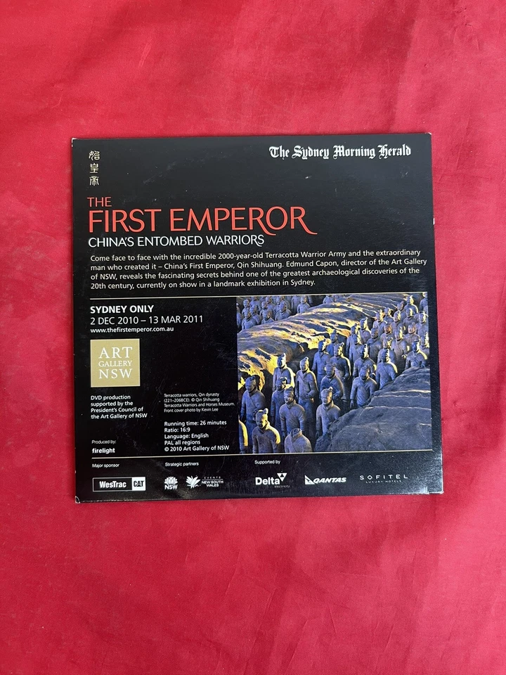 The First Emperor China's Entombed Warriors Edmund Capon Art NSW Classical CD - Image 2 of 4
