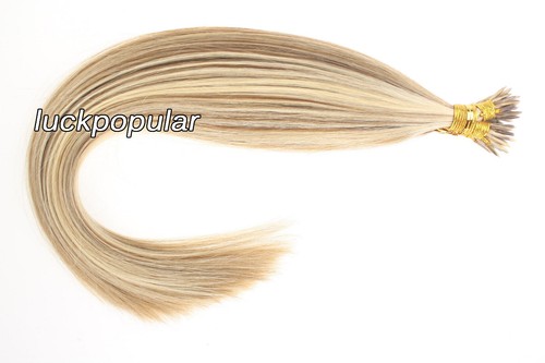 Extensiones de cabello humano Remy de doble dibujo con palo de queratina I punta Fusion 1 g de espesor - Imagen 83 de 96
