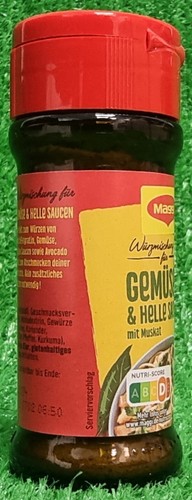 (36,92€/kg) Maggi Würzmischung Nr. 2 Gemüse + Helle Soßen mit Muskat 78g Streuer - Bild 6 von 8