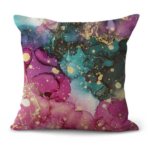 set of 12 rock gemstone marble abstract cushion covers dorm room wick - Picture 4 of 11