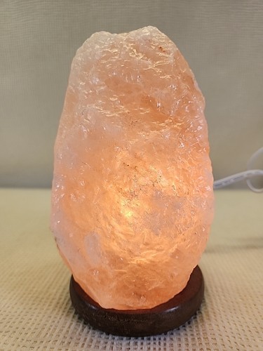 Himalayan Glow Natural Crystal Salt Lamp Grey 9 lbs With Dimmer Switch - Picture 2 of 9