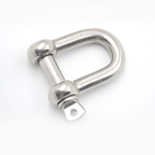 1/2Pcs 304 Stainless Steel D-Shackle M4 M5 M6 M8 M10 M12 M14 M16 M18 M20 M22 M25