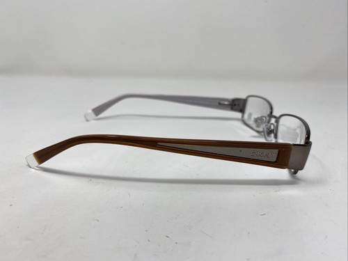DKNY DY 5566 1034 50-16-135 Mocha Brown Metal Full Rim Eyeglasses Frame +A62 - Picture 4 of 8