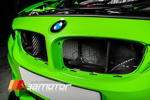 Carbon Fibre Air Intake Scoop Duct Vents fits 2015-2020 BMW F80 M3 F82 F83 M4 - Bild 5 von 6