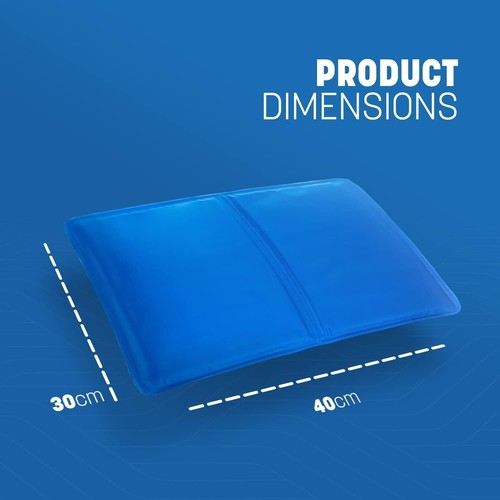 Cooling Gel Pillow Soft Breathable Cool Pad Head Support Enhanced Sleep Quality - Picture 12 of 16