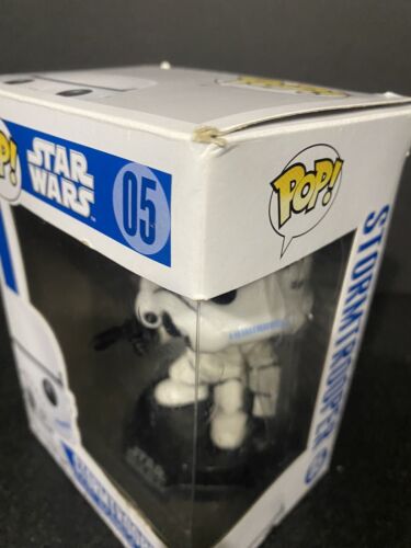 Funko Pop! STORMTROOPER 05 SERIE 1 STAR WARS CAJA DAÑADA VINILO BOBBLEHEAD - Imagen 2 de 10