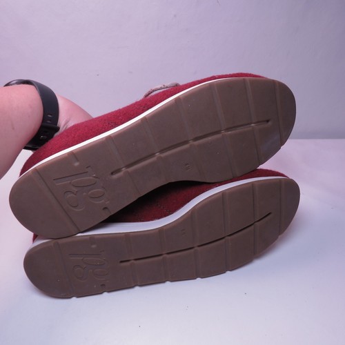 Paul Green Women’s Kalista Sneaker Flame Cognac Combo Merino Wool US 9 UK 6.5 - Picture 12 of 12