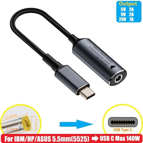 5-15 140W Laptop Charger TO USB Type C PD Power Converter Charging Cable Adapter - Picture 19 of 28