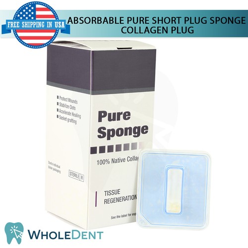 Esponja pura absorbible dental tapón de colágeno dientes estériles detenerse - Imagen 14 de 15