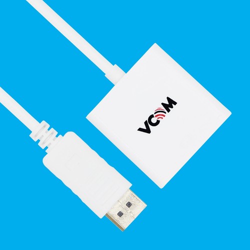 Stecker Displayport Zu Buchse HDMI Adapter Konverter Kabel, Vergoldet, Weiß, PC - Bild 2 von 3