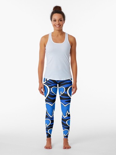 SIZE S WOMENS OR MENS HBK SHAWN MICHAELS SUMMERSLAM 95 BLUE LEGGINGS - Picture 5 of 6