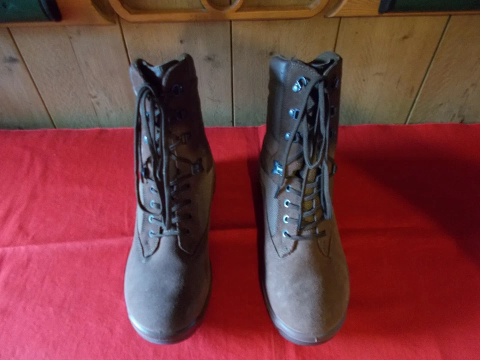 Originale Bottes rangers YDS FACON désert marron homme armée Anglaise P43 neuves - Photo 2/4