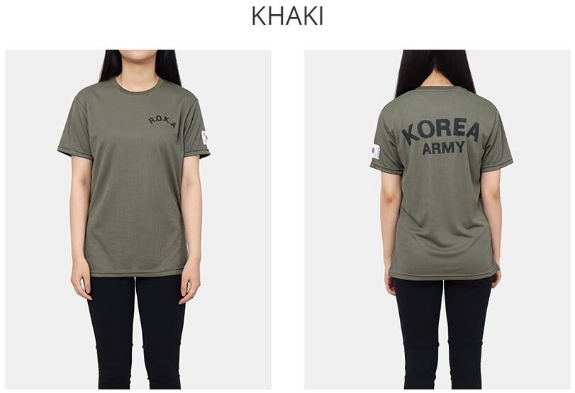 ROKA Korean Military Soldier Short Sleeve T-Shirt Korea