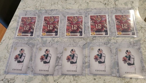 10 - Kirk Cousins 2012 Upper Deck SP Topps Magic Rookie Card Karten Lot of 10