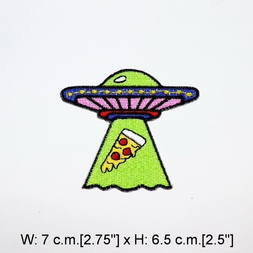 Funny Pizza Joke Patch Rock Punk Cartoon Artwork Emblem for DIY Iron on Clothes - Picture 9 of 35