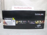 Lexmark C780 C782 X782 Yellow Toner Genuine C780h4yg High Yield Mint Box Lexmark C780 C782 X782 Yellow Toner Genuine C780h4yg High Yield Mint Box
