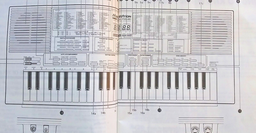 Original Owners Manual for the Yamaha PSS-480 FM Synthesizer Keyboard 80's Japan - Picture 3 of 3