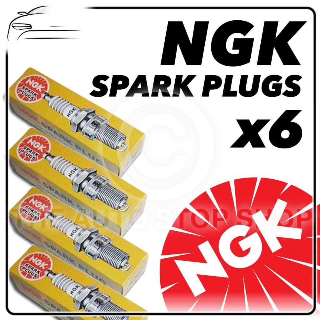 6x NGK SPARK PLUGS Part Number BKR6EKU Stock No. 6993 New Genuine NGK SPARKPLUGS