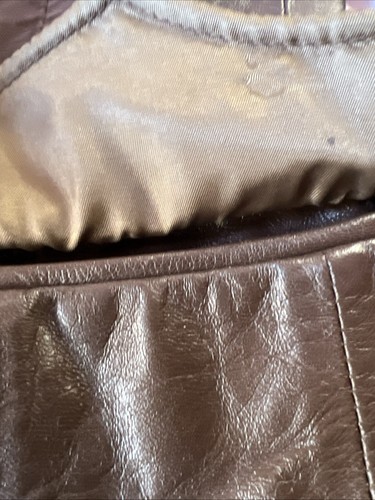 Vintage brown Pioneer Wear Mens Leather Sport Coat Size 44L Western Sports brown - Bild 7 von 20