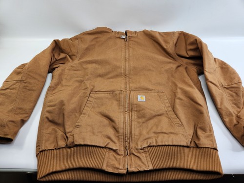 Carhartt Giacca Uomo Sandstone Active,Carhartt Marrone X-Large J130 XL Nuova - Foto 2 di 6