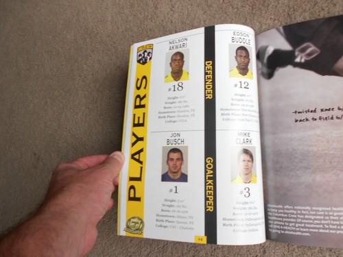 2003 Columbus Crew vs San Jose MLS Soccer Program Brian McBride Landon Donovan - Imagen 4 de 4