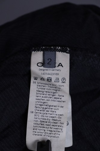 OSKA Black Linen Double Breasted Lagenlook Coat Jacket Size 2 - Picture 14 of 16