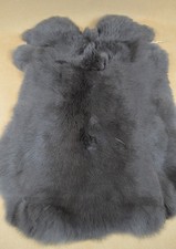 KANINCHENFELL XXL Pelz Hasen echt Fell Basteln Kaninchen Blauer Wiener XXL K37