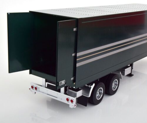 Semirremolque verde oscuro metálico/si US semirremolque remolque 1:18 Road Kings RK180165 - Imagen 4 de 5