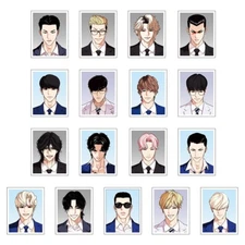 LOOKISM OFFICIAL MD GOODS CHARACTER ID PHOTO (2pcs) Concept Korea Webtoon SEALED