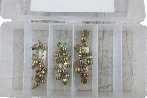 MIze Metric Grease Zerk Assortment w/ Storage Case 15 (5 ea) ZM456 ZM458 ZM4510 - Picture 2 of 9