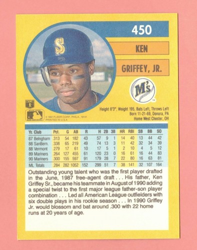 Ken Griffey, jr.   1989-2006   YOUR CHOICE    $1.09 Flat Shipping  Updated 10/1 - Picture 37 of 462