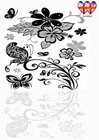 Sticker, Silver Glitter Wall Stickers With Rhinestones/Removable For Home&Office